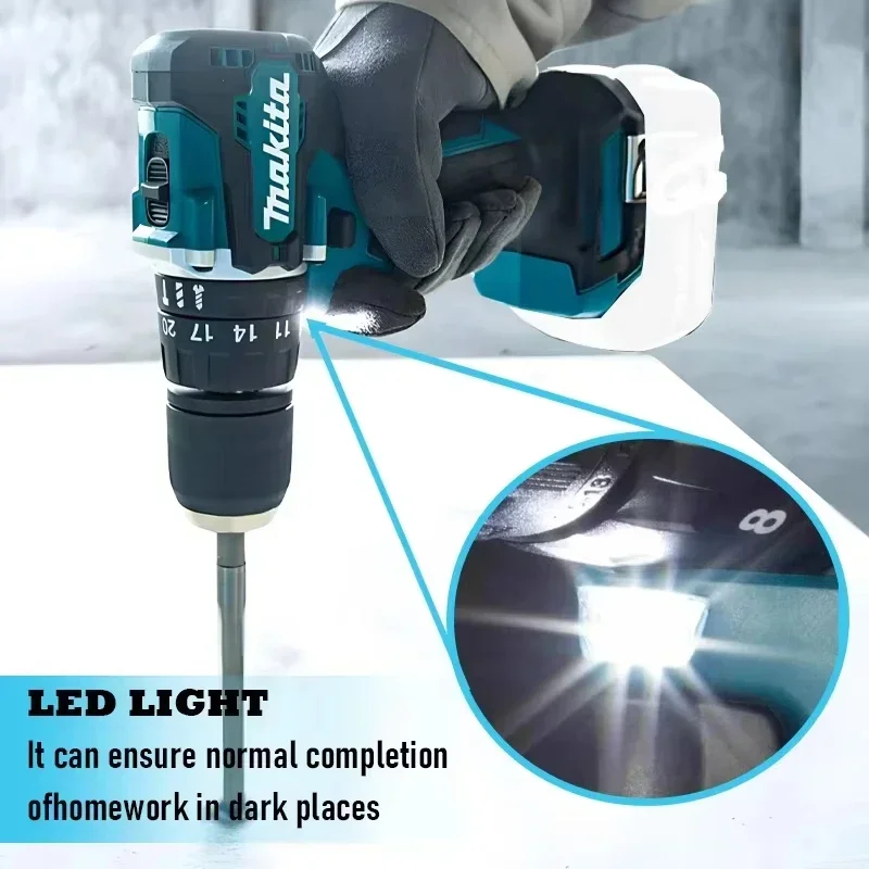 Makita Original DDF487 Cordless Driver Drill Brushless Electric Impact Screwdriver 18V Rechargeable Power Tool - Image 2