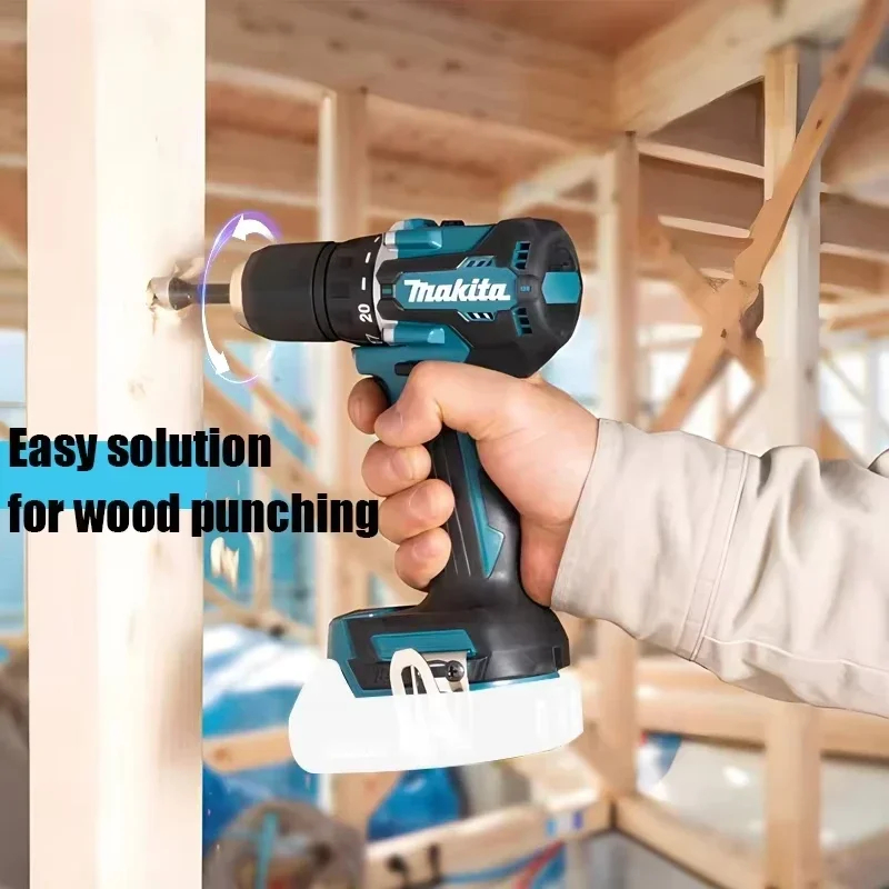 Makita Original DDF487 Cordless Driver Drill Brushless Electric Impact Screwdriver 18V Rechargeable Power Tool - Image 3
