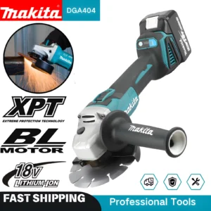 New Makita electric DGA404 Brushless Angle Grinder Polishing Cutting Machine Cordless Angle Grinder Tool For Makita 18V Battery