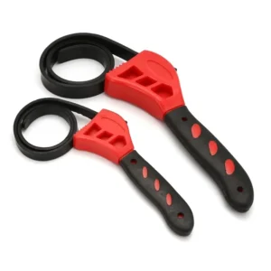 6/8 Inch Belt Wrench Oil Filter Remover Adjustable Chain Strap Spanner Vehicle Maintenance Tool Disassembly Oil Filter Extractor