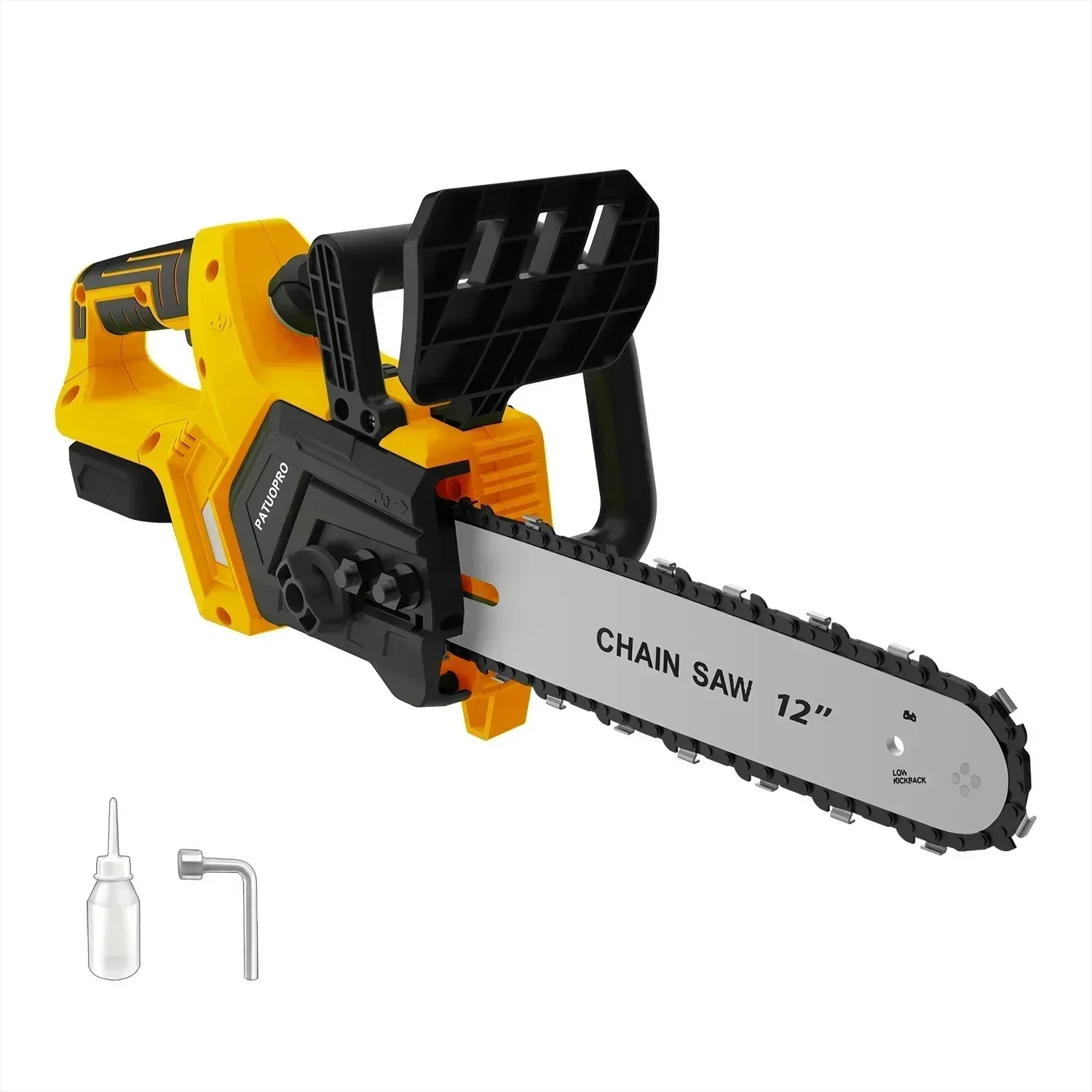 Brushless Chainsaw 12'' Cordless Electric Saw Rechargeable Saw for Tree Cutting fit Makita 18v Battery - Image 5